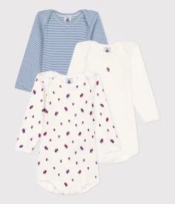 Petit Bateau Bodys*3er-Set langärmelige Bodys aus Baumwolle mit Segelmotiv für Babys variante 1