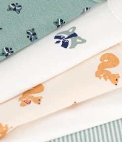 Petit Bateau Bodys*5er-Set langärmelige Bodys aus Baumwolle mit Tiermotiv für Babys variante 1