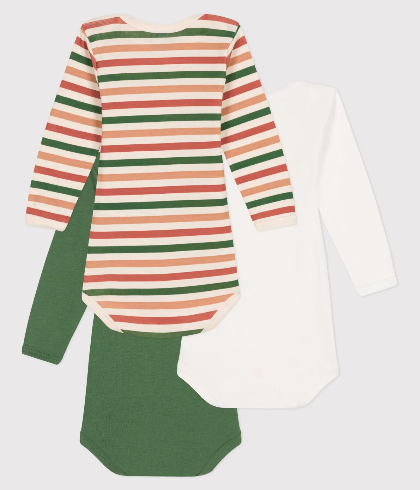 Petit Bateau Bodys*3er-Set langärmelige Bodys aus Baumwolle für Babys variante 6