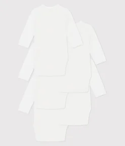 Petit Bateau Bodys|Newborn*5er-Set langärmelige Wickelbodys aus Baumwolle variante 1
