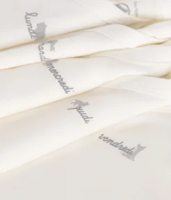 Petit Bateau Bodys|Newborn*5er-Set langärmelige Wickelbodys aus Baumwolle variante 1