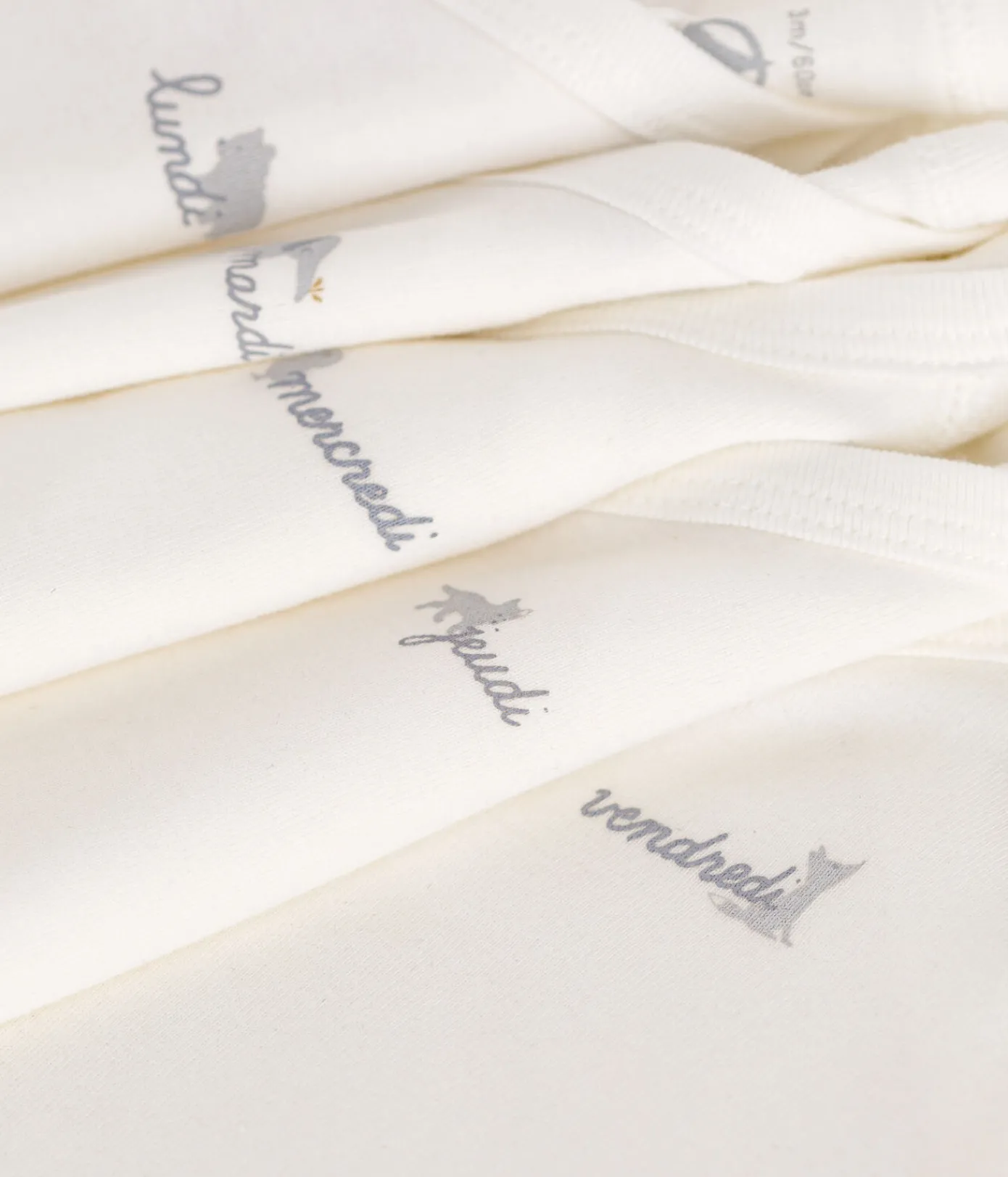 Petit Bateau Bodys|Newborn*5er-Set langärmelige Wickelbodys aus Baumwolle variante 1