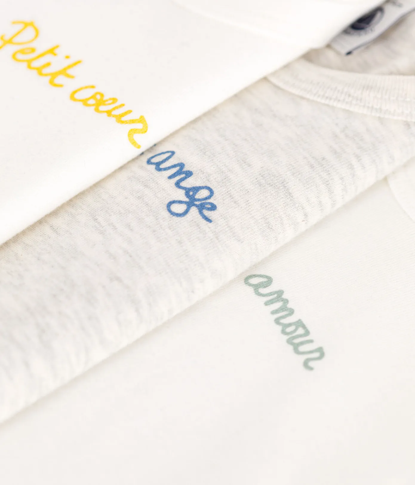 Petit Bateau Bodys*3er-Set ärmellose Baby-Bodys aus einfarbiger Baumwolle variante 1