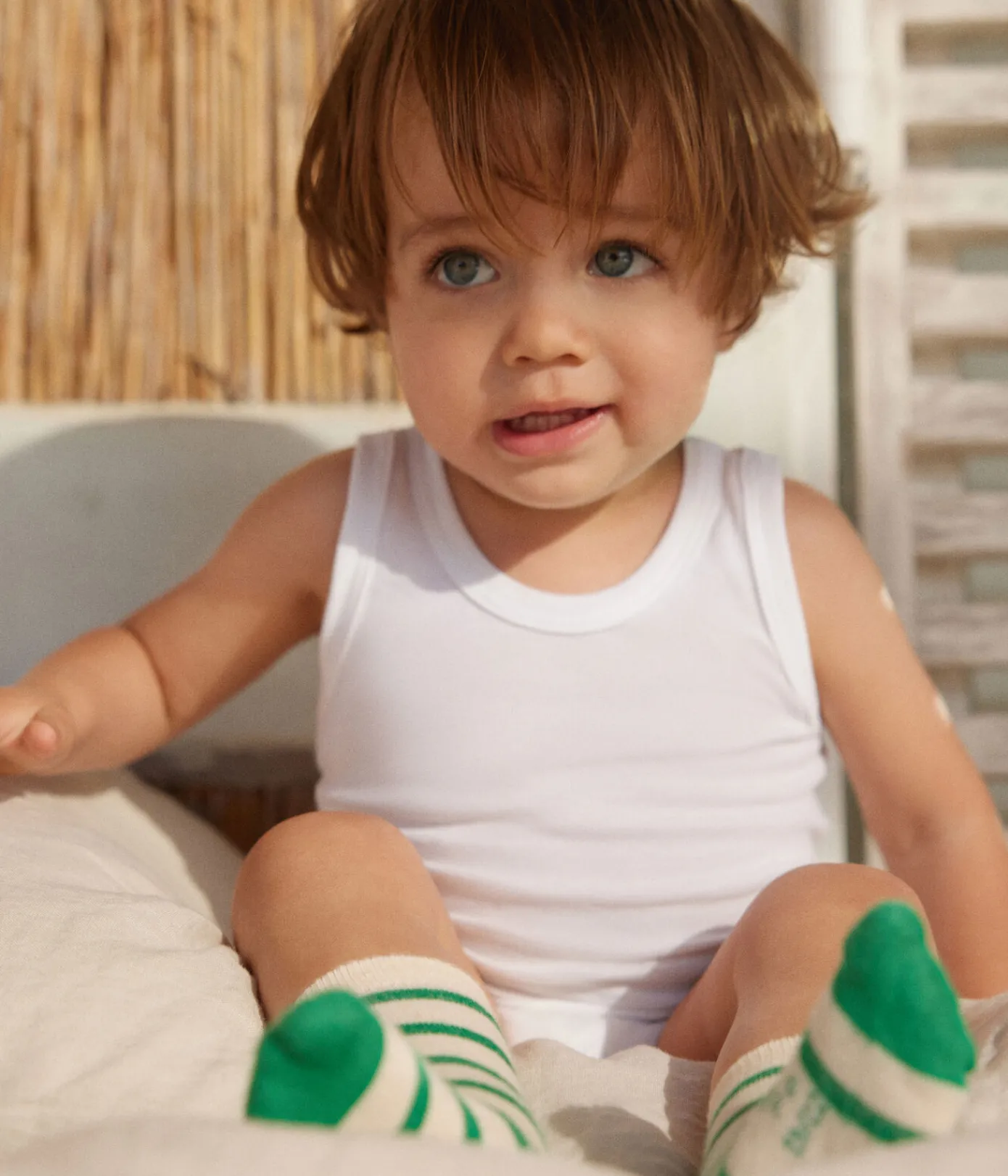 Petit Bateau Bodys*2er-Set ärmellose Baby-Bodys in Weiß variante 1