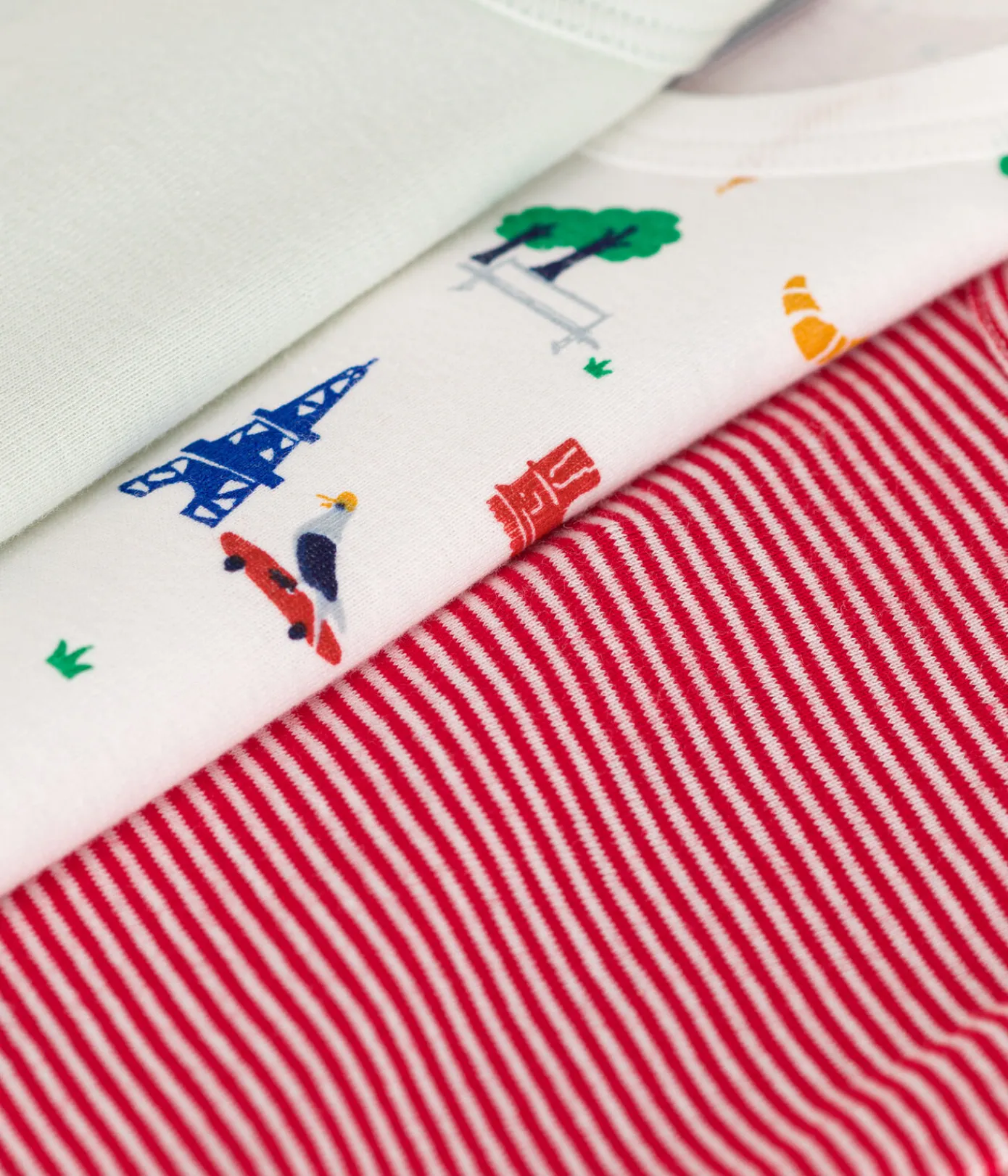 Petit Bateau Bodys*3er-Set Ärmellose Baby-Bodys aus Baumwolle variante 1
