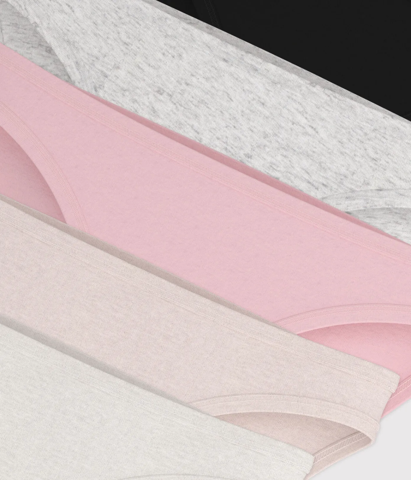 Petit Bateau Bhs, Slips, Bodys*5er-Set Slips aus Baumwolle für Damen Variante 3 PACK