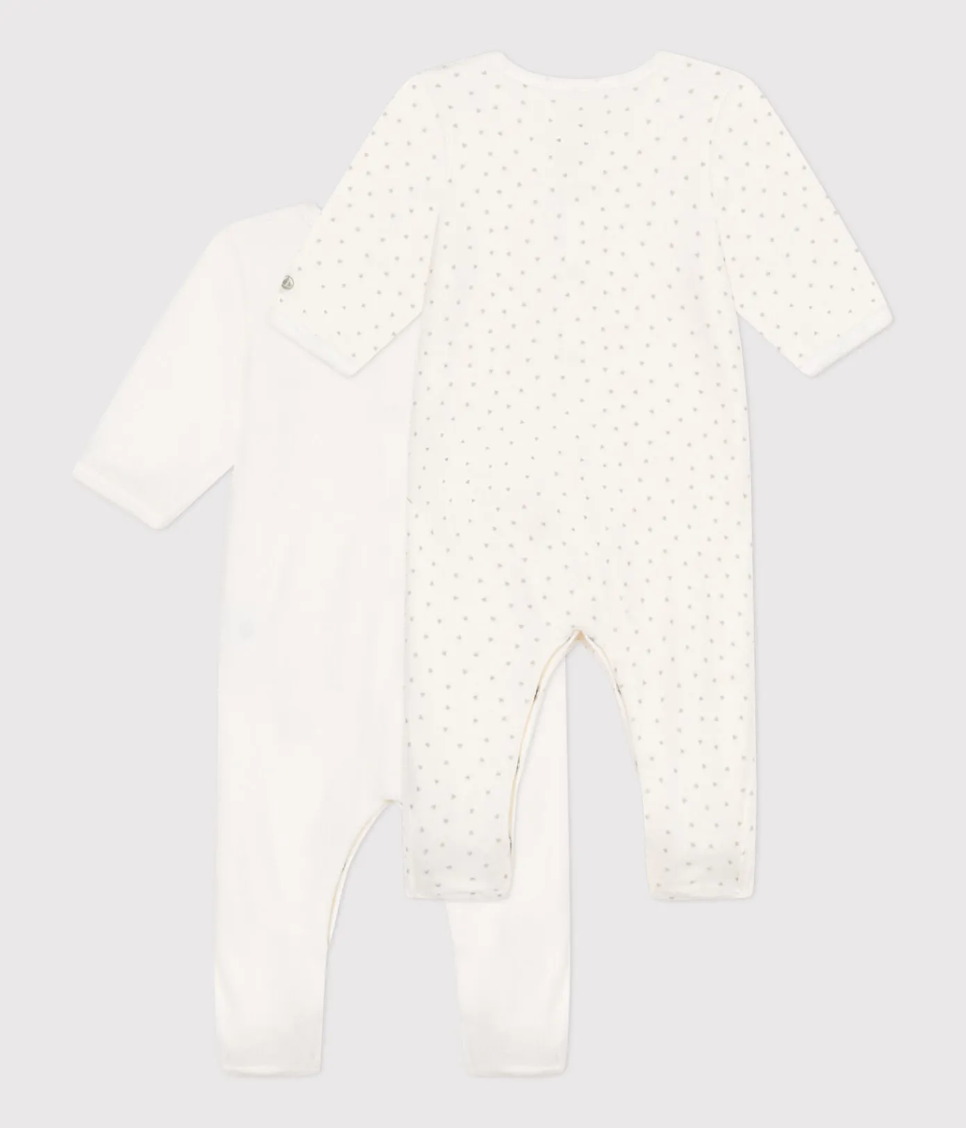 Petit Bateau Schlafanzüge, Strampler|Newborn*2er-Set Strampler aus Nicki variante 1