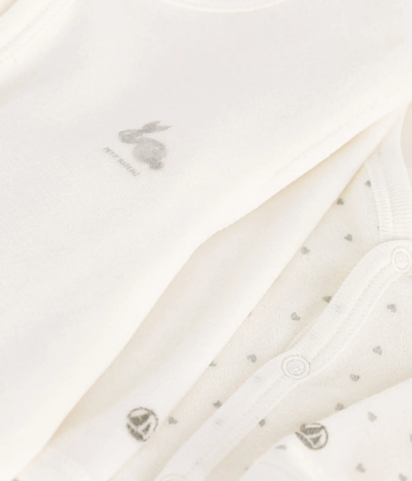 Petit Bateau Schlafanzüge, Strampler|Newborn*2er-Set Strampler aus Nicki variante 1