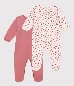 Petit Bateau Schlafanzüge, Strampler*2er-Set Strampler aus Nicki variante 1