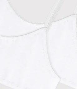 Petit Bateau Bustiers, Mädchen-Bhs*2er-Set weiße Bustiers für Mädchen variante 1