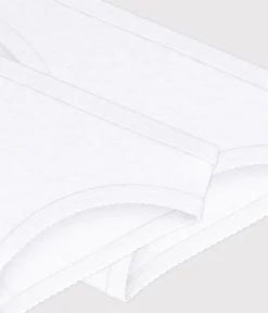 Petit Bateau Unterhosen, Shortys*2er-Set weisse slips für Mädchen variante 1
