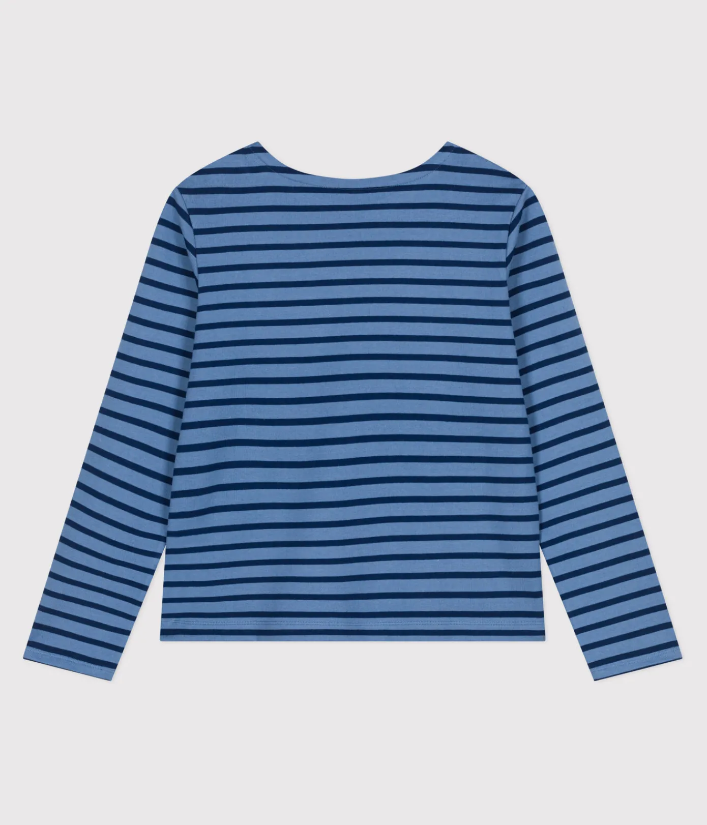 Petit Bateau Streifenshirts, Pullover, Cardigans*Geknöpftes Damen-Streifenshirt blau BEACH/ MEDIEVAL