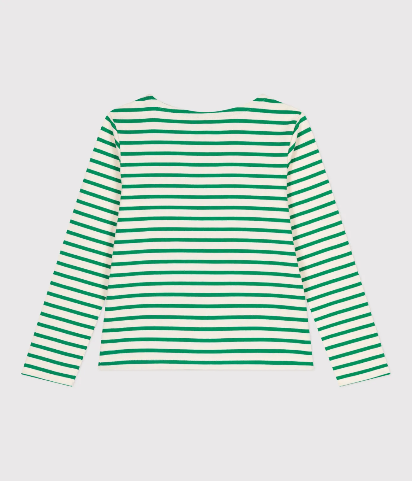 Petit Bateau Streifenshirts, Pullover, Cardigans*Geknöpftes Matrosenshirt aus Baumwolle Damen AVALANCHE/ PRADO