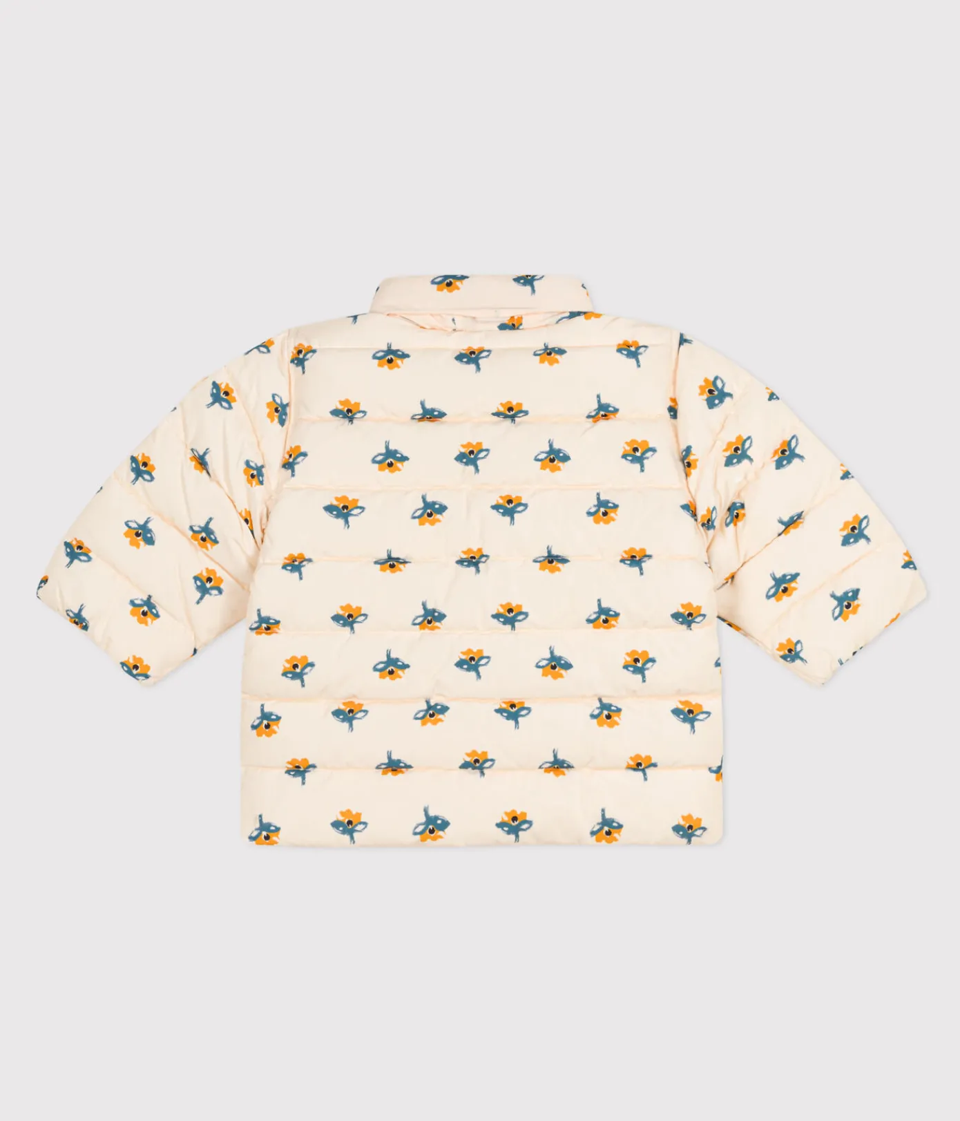 Petit Bateau Jacken, Anoraks*Gemusterter Baby-Anorak mit einziehbarer Kapuze weiss AVALANCHE/ MULTICO