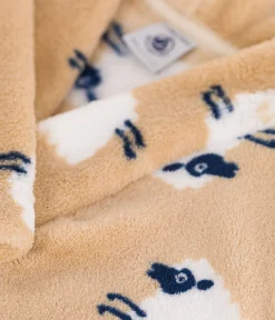 Petit Bateau Heim- Und Badetextilien|Heim- Und Badetextilien*Gemusterter Kinder-Morgenmantel aus Fleece TRENCH/ MULTICO