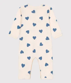 Petit Bateau Schlafanzüge, Strampler*Gemusterter Strampler ohne Füßchen aus Baumwolle blau AVALANCHE/ BEACH