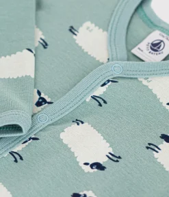 Petit Bateau Schlafanzüge, Strampler*Gemusterter Strampler ohne Füßchen aus Baumwolle PAUL/ MULTICO