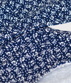 Petit Bateau Bademode, Uv-Kleidung*Gemusterter zweiteiliger Badeanzug für Mädchen INCOGNITO/ MARSHMALLOW