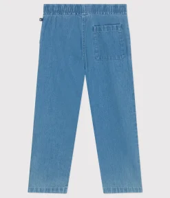 Petit Bateau Shorts, Jeans, Hosen*Gerade geschnittene Hose aus leichtem Denim Kinder/Jungen blau DENIM CLAIR