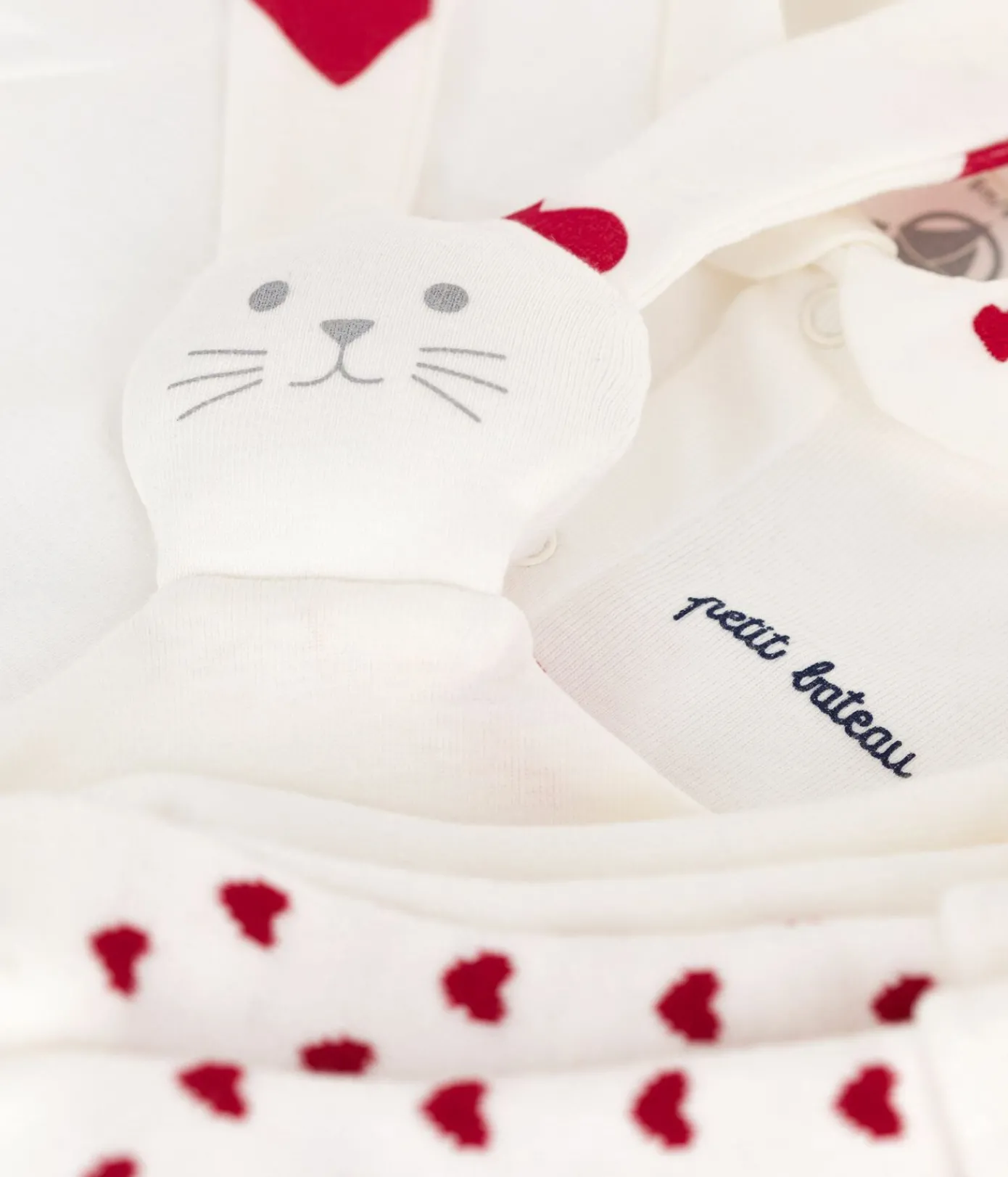 Petit Bateau Sets, Overalls & Latzhosen|Newborn*Geschenkset zur Geburt Strampler, Kuscheltier und Söckchen aus Baumwolle variante 1