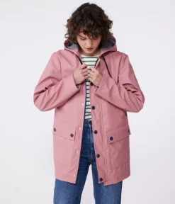 Petit Bateau Herren|Jacken, Mäntel*Ikonische Regenjacke für Damen und Herren rosa ROSEWOOD