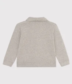 Petit Bateau Sweatshirts, Pullover, Cardigans*Kinder Cardigan aus Baumwolle für Jungen grau CHATON CHINE
