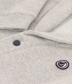 Petit Bateau Sweatshirts, Pullover, Cardigans*Kinder Cardigan aus Baumwolle für Jungen grau CHATON CHINE