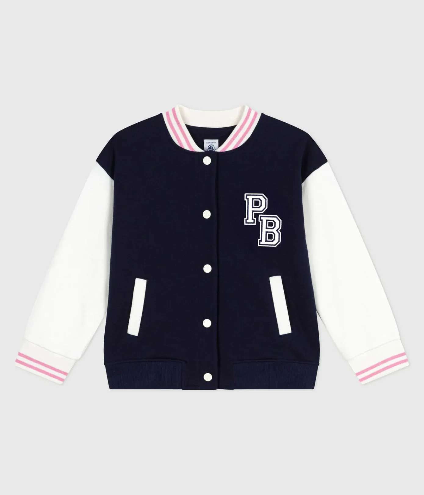Petit Bateau Mäntel, Jacken, Regenjacken*Kinder College-Jacke aus einfarbiger Baumwolle SOIR