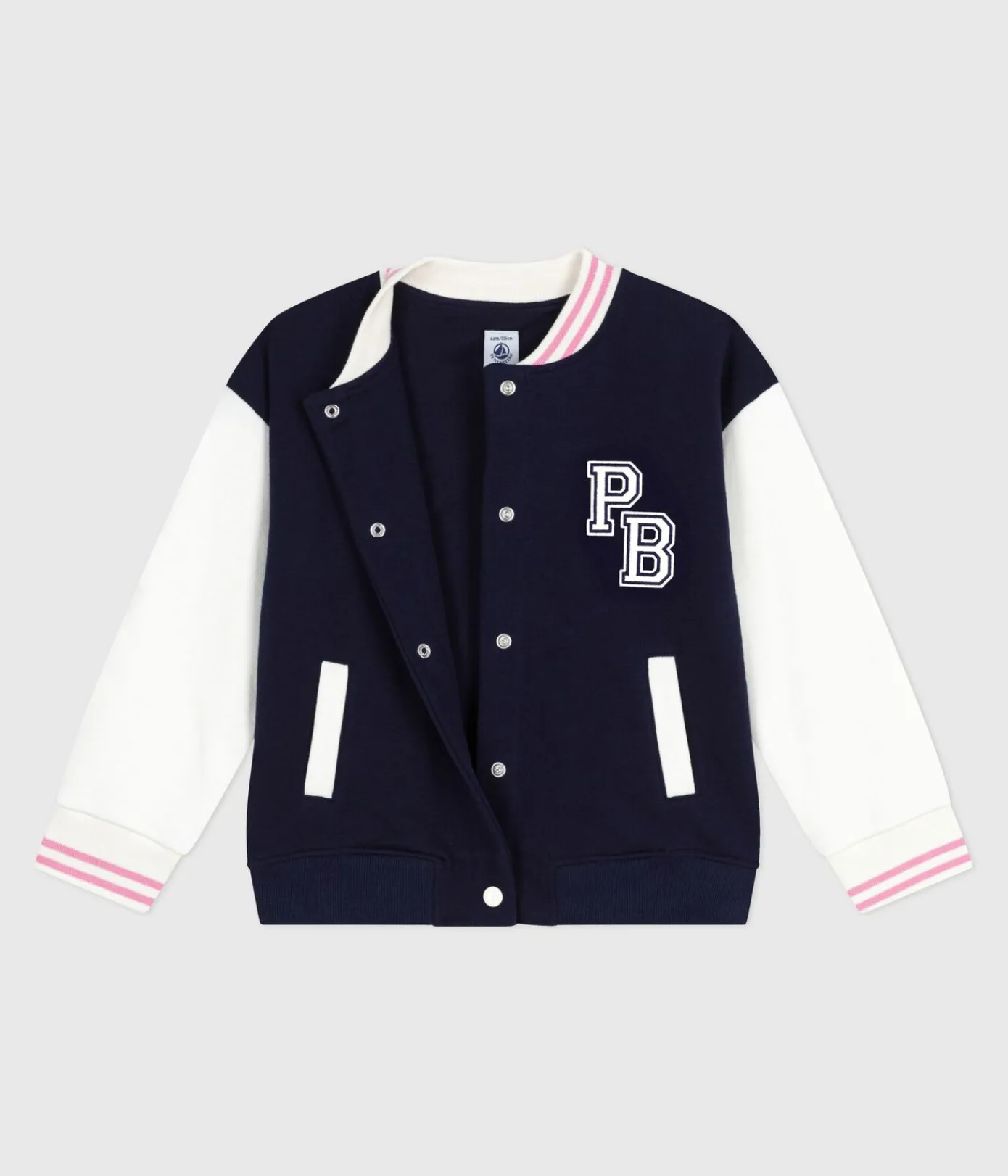 Petit Bateau Mäntel, Jacken, Regenjacken*Kinder College-Jacke aus einfarbiger Baumwolle SOIR