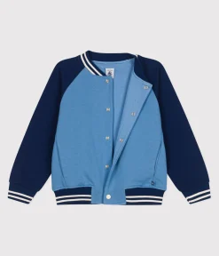 Petit Bateau Mäntel, Jacken, Regenjacken*Kinder College-Jacke aus einfarbiger Baumwolle ALASKA/ MEDIEVAL
