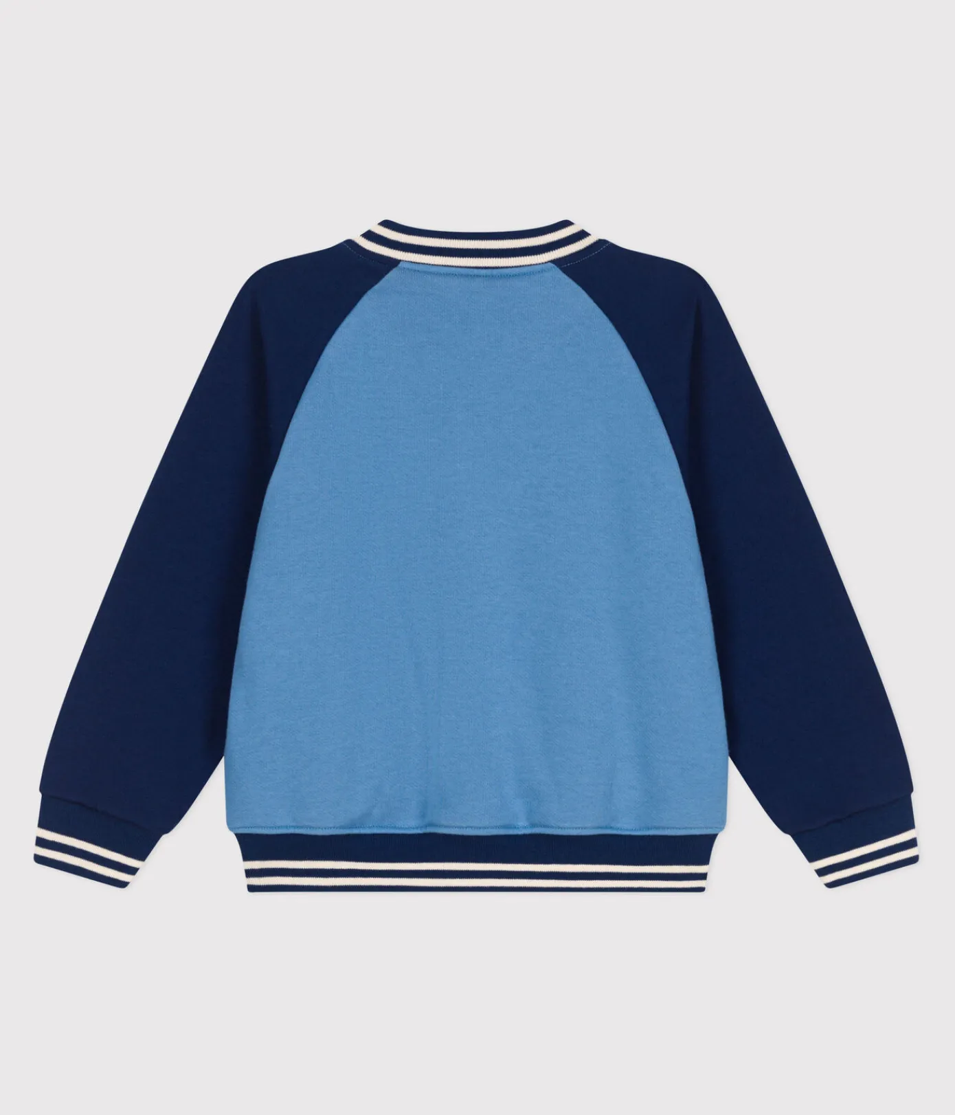 Petit Bateau Mäntel, Jacken, Regenjacken*Kinder College-Jacke aus einfarbiger Baumwolle ALASKA/ MEDIEVAL