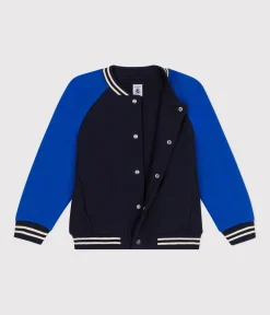 Petit Bateau Mäntel, Jacken, Regenjacken*Kinder College-Jacke aus Molton für Jungen SMOKING/ CALVIN