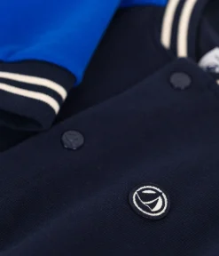 Petit Bateau Mäntel, Jacken, Regenjacken*Kinder College-Jacke aus Molton für Jungen SMOKING/ CALVIN