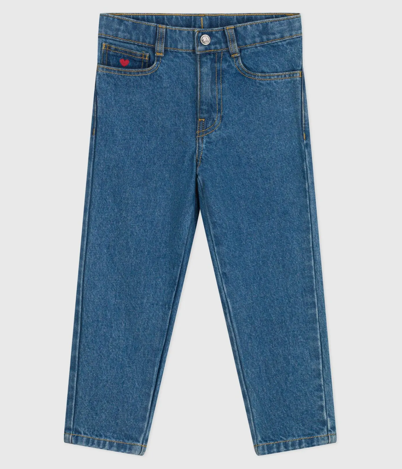 Petit Bateau Shorts, Hosen, Leggings*Kinder- Hose aus Denim blau DENIM MOYEN