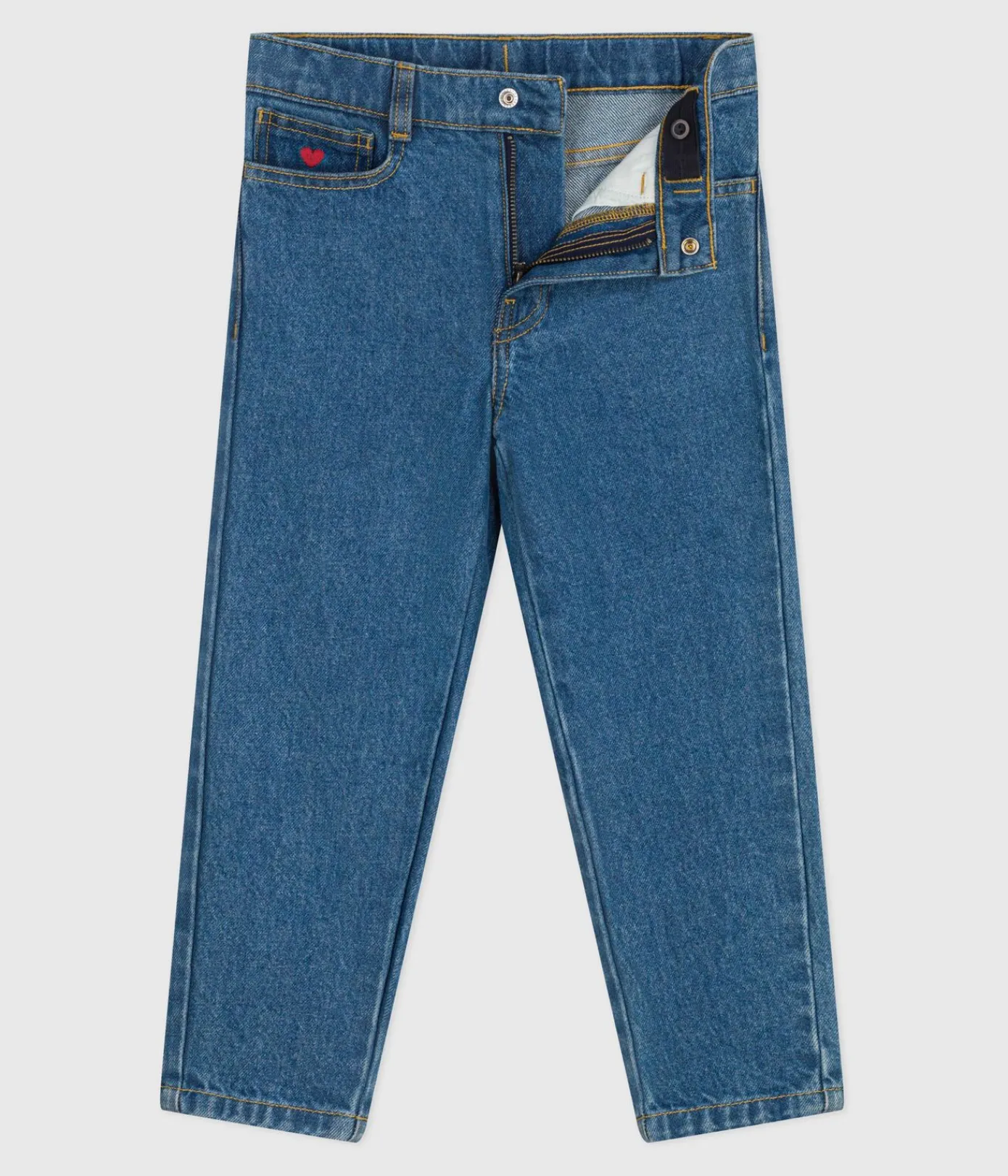 Petit Bateau Shorts, Hosen, Leggings*Kinder- Hose aus Denim blau DENIM MOYEN
