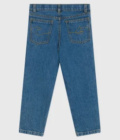 Petit Bateau Shorts, Hosen, Leggings*Kinder- Hose aus Denim blau DENIM MOYEN