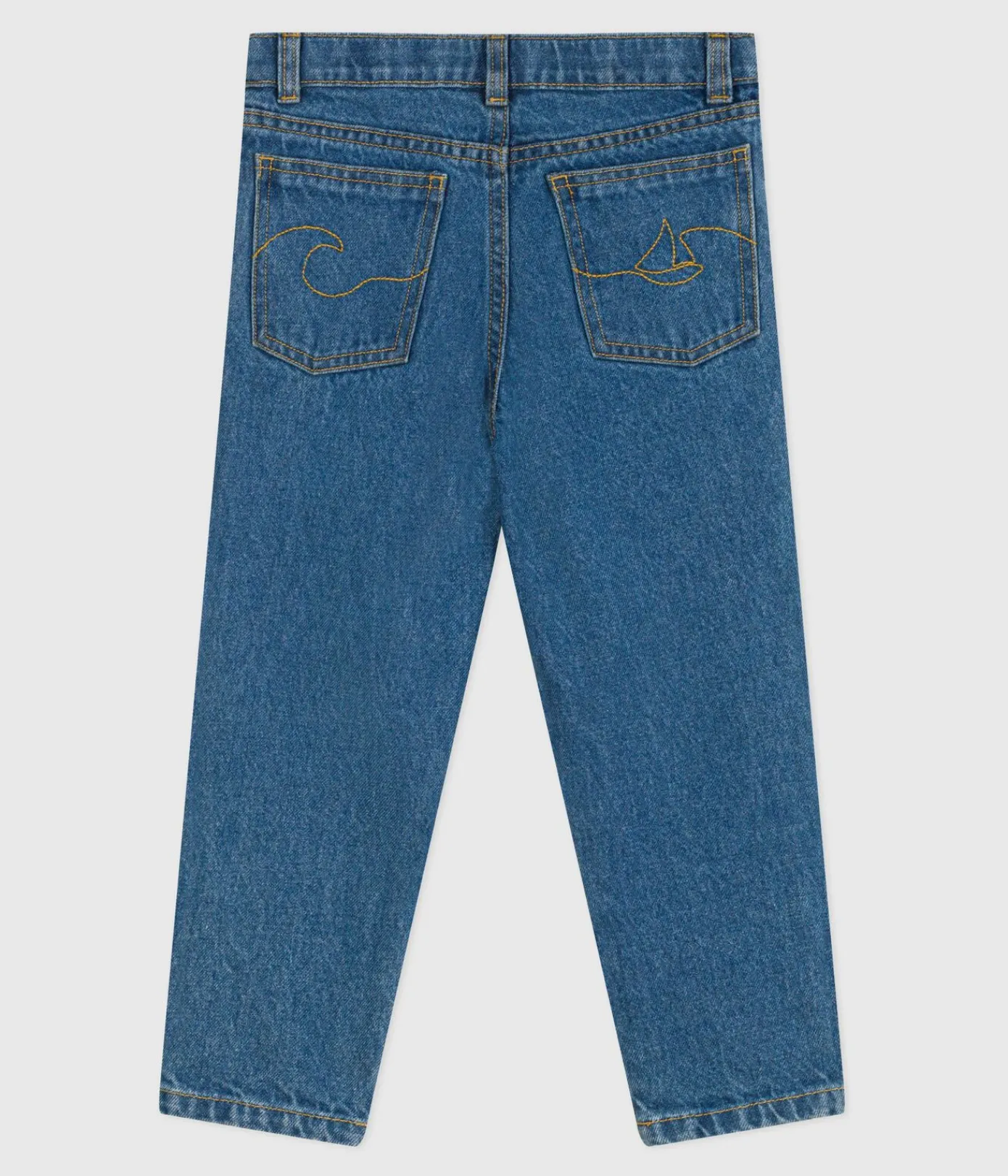 Petit Bateau Shorts, Hosen, Leggings*Kinder- Hose aus Denim blau DENIM MOYEN