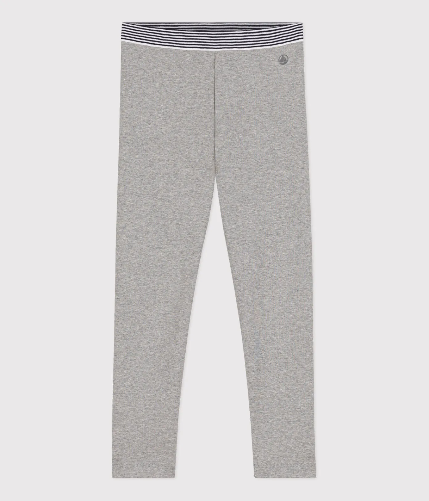 Petit Bateau Shorts, Hosen, Leggings*Kinder Jeggings aus Baumwoll-Elastan für Mädchen grau CHATON CHINE