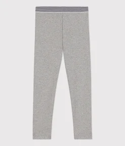 Petit Bateau Shorts, Hosen, Leggings*Kinder Jeggings aus Baumwoll-Elastan für Mädchen grau CHATON CHINE