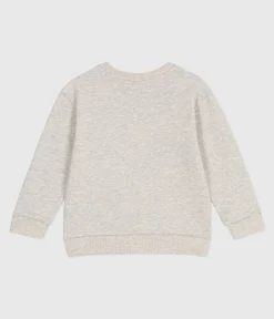 Petit Bateau Sweatshirts, Pullover, Cardigans|Sweatshirts, Pullover, Cardigans*Kinder Unisex-Sweatshirt aus Baumwolle grau BELUGA CHINE