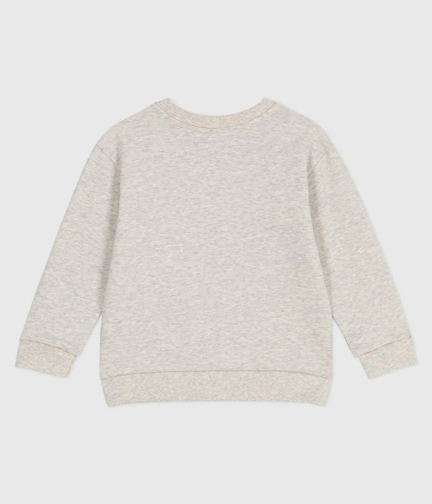 Petit Bateau Sweatshirts, Pullover, Cardigans|Sweatshirts, Pullover, Cardigans*Kinder Unisex-Sweatshirt aus Baumwolle grau BELUGA CHINE