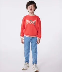 Petit Bateau Sweatshirts, Pullover, Cardigans*Kinder Unisex-Sweatshirt aus bedruckter Baumwolle SPI