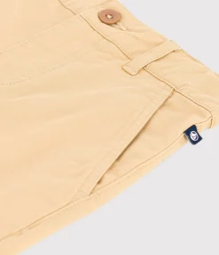 Petit Bateau Shorts, Jeans, Hosen*Kinder-Bermudashorts aus Baumwoll-Kattun für Jungen beige FACILE