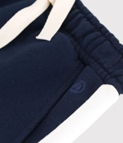 Petit Bateau Shorts, Jeans, Hosen*Kinder-Bermudashorts aus einfarbiger Baumwolle blau SMOKING