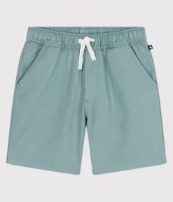 Petit Bateau Shorts, Jeans, Hosen*Kinder-Bermudashorts aus einfarbiger Baumwolle grün PAUL