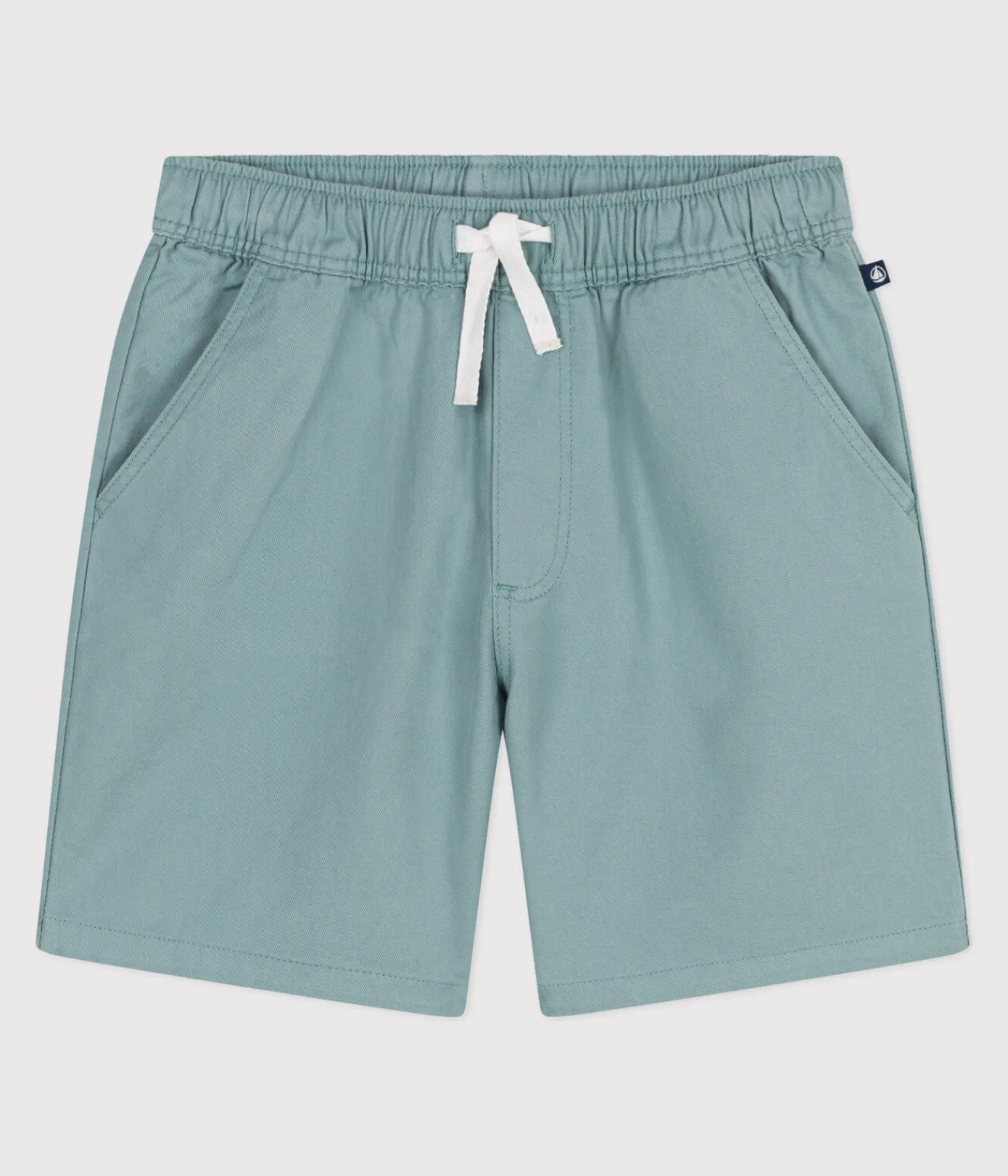 Petit Bateau Shorts, Jeans, Hosen*Kinder-Bermudashorts aus einfarbiger Baumwolle grün PAUL
