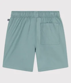 Petit Bateau Shorts, Jeans, Hosen*Kinder-Bermudashorts aus einfarbiger Baumwolle grün PAUL