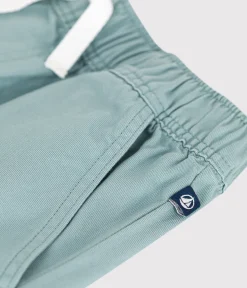 Petit Bateau Shorts, Jeans, Hosen*Kinder-Bermudashorts aus einfarbiger Baumwolle grün PAUL
