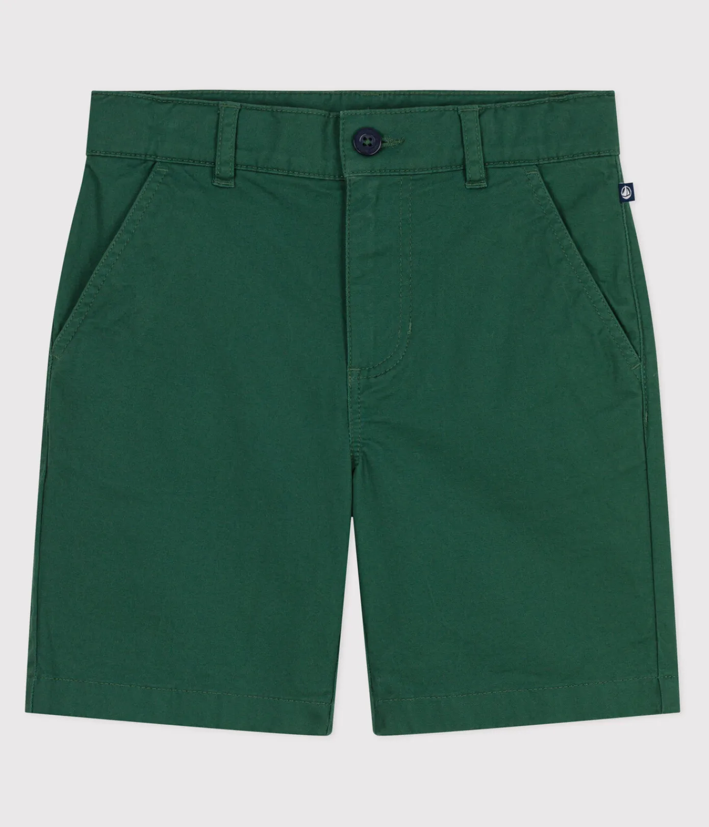 Petit Bateau Shorts, Jeans, Hosen*Kinder-Bermudashorts aus einfarbigem Serge WILLOW