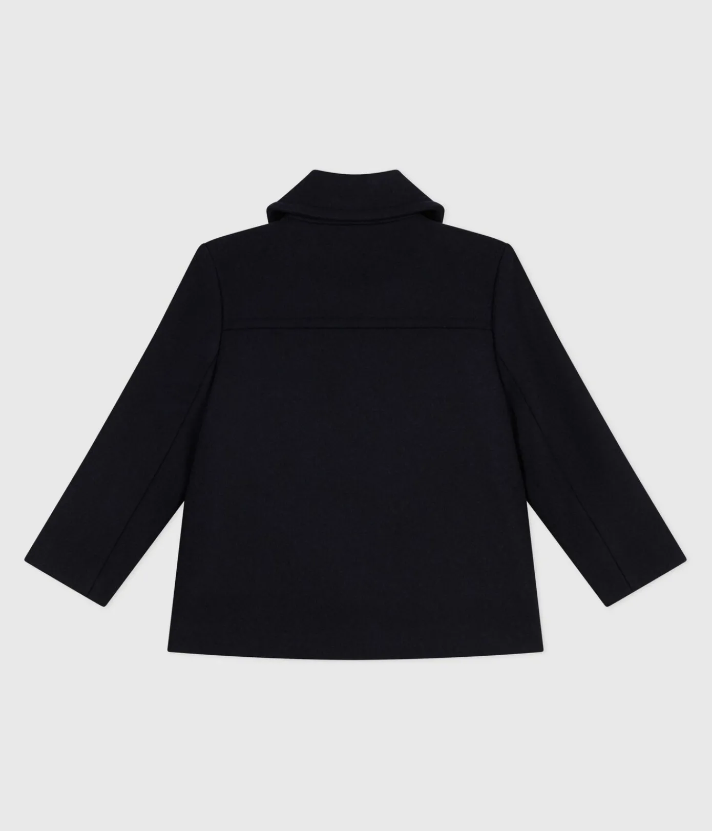 Petit Bateau Mäntel, Jacken, Regenjacken*Kinder-Caban aus einfarbiger Schurwolle blau SMOKING